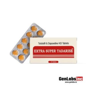 Tadalafil 20mg With Dapoxetine 60mg (extra Super Tadarise) 10 Tablet Pack – Sunrise Remedies Pvt Ltd
