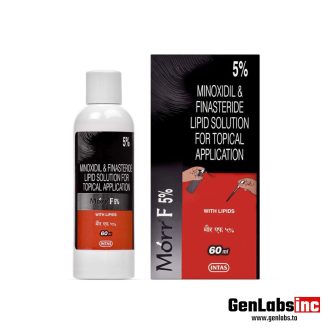 Minoxidil & Finasteride Lipid Solution 5% (morr – F) – 60ml Bottle – Intas Pharmacuetical