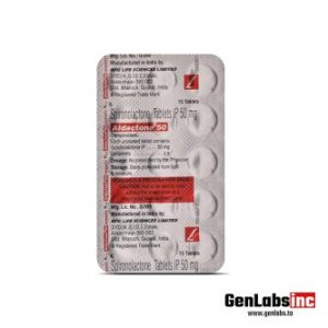Aldactone ( Spironolactone ) 50 mg – (15 Tablets Strip) – Rpg Life Sciences